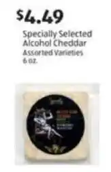 Aldi Specially Selected Alcohol Cheddar offer