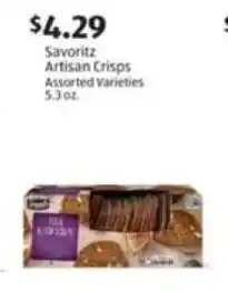 Aldi Savoritz Artisan Crisps offer