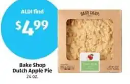 Aldi Bake Shop Dutch Apple Pie offer