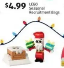 Aldi Lego Seasonal Recruitment Bags offer