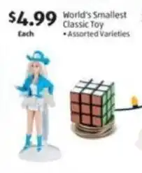 Aldi World's Smallest Classic Toy offer