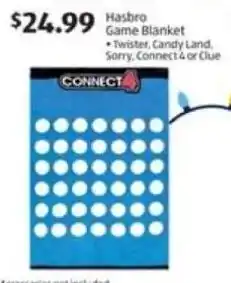 Aldi Hasbro Game Blanket offer