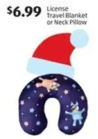 Aldi License Travel Blanket or Neck Pillow offer