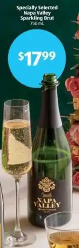 Aldi Specially Selected Napa Valley Sparkling Brut offer