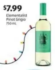 Aldi Elementalist Pinot Grigio offer
