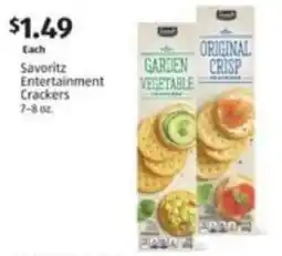 Aldi Savoritz entertainment crackers offer