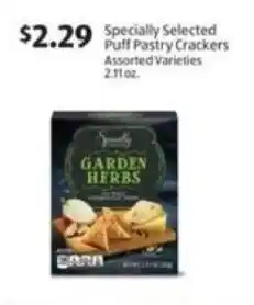 Aldi Specially Selected Puff Pastry Crackers offer