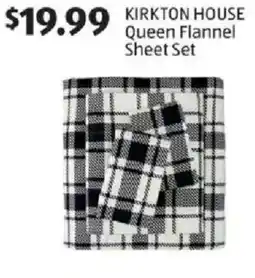 Aldi Kirkton house queen flannel sheet set offer