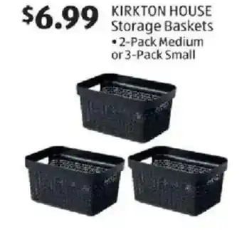 Kirkton house storage baskets
