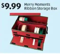 Aldi Merry Moments Ribbon Storage Box offer