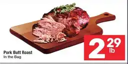 Albertsons Pork Butt Roast offer