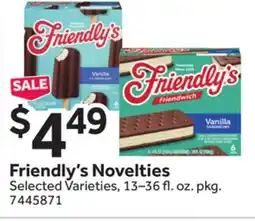 Stop&Shop Friendly's Novelties offer