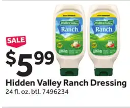 Stop&Shop Hidden Valley Ranch Dressing offer