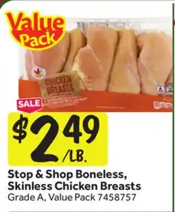 Stop&Shop Stop & Shop Boneless, Skinless Chicken Breasts offer