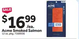 Stop&Shop Acme Smoked Salmon offer