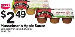 Stop&Shop Musselman's Apple Sauce offer