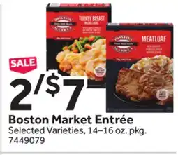 Stop&Shop Boston Market Entrée offer
