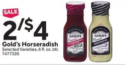 Stop&Shop Gold's Horseradish offer