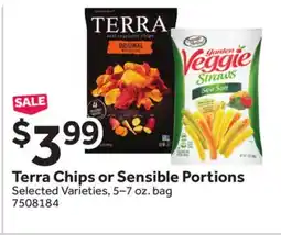 Stop&Shop Terra Chips or Sensible Portions offer