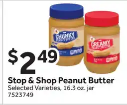 Stop&Shop Stop & Shop Peanut Butter offer