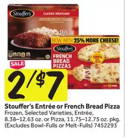 Stop&Shop Stouffer's Entrée or French Bread Pizza offer