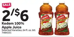 Stop&Shop Kedem 100% Apple Juice offer