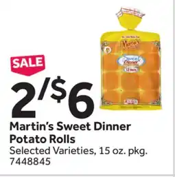 Stop&Shop Martin's Sweet Dinner Potato Rolls offer