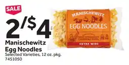 Stop&Shop Manischewitz Egg Noodles offer
