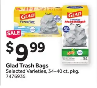 Stop&Shop Glad Trash Bags offer