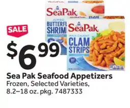 Stop&Shop Sea Pak Seafood Appetizers offer