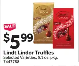 Stop&Shop Lindt Lindor Truffles offer