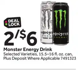 Stop&Shop Monster Energy Drink offer
