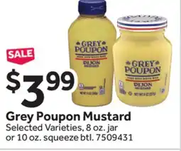 Stop&Shop Grey Poupon Mustard offer