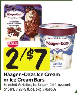 Stop&Shop Häagen-Dazs Ice Cream or Ice Cream Bars offer