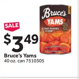 Stop&Shop Bruce's Yams offer