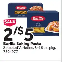 Stop&Shop Barilla Baking Pasta offer
