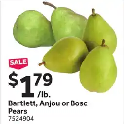 Stop&Shop Bartlett, Anjou or Bosc Pears offer