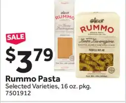 Stop&Shop Rummo Pasta offer