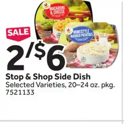 Stop&Shop Stop & Shop Side Dish offer