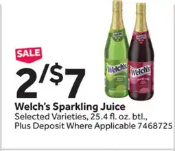 Stop&Shop Welch's Sparkling Juice offer