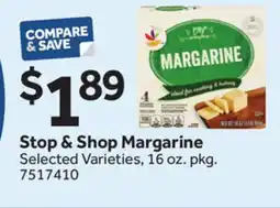 Stop&Shop Stop & Shop Margarine offer
