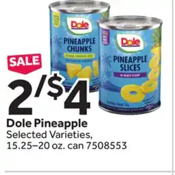 Stop&Shop Dole Pineapple offer