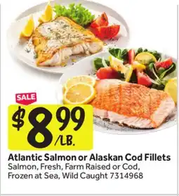 Stop&Shop Atlantic Salmon or Alaskan Cod Fillets offer