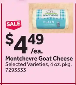 Stop&Shop Montchevre Goat Cheese offer