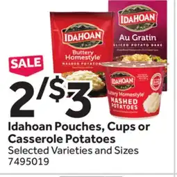Stop&Shop Idahoan Pouches, Cups or Casserole Potatoes offer