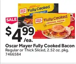 Stop&Shop Oscar Mayer Fully Cooked Bacon offer