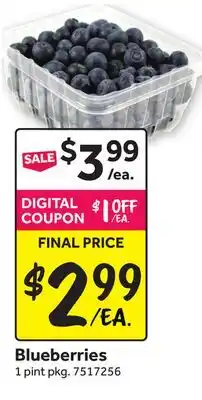 Stop&Shop Blueberries offer