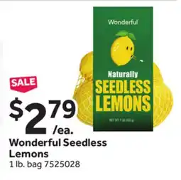 Stop&Shop Wonderful Seedless Lemons offer