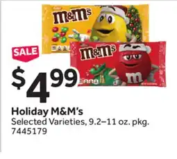 Stop&Shop Holiday M & M' s offer