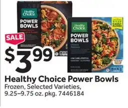Stop&Shop Healthy Choice Power Bowls offer